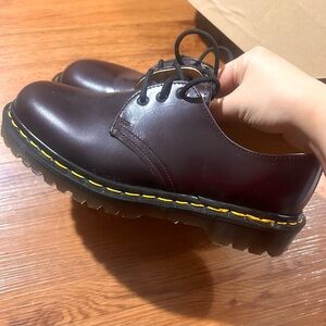 Dr. Martens Dark Brown Leather Oxfords